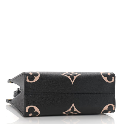 Louis Vuitton Empreinte Monogram Giant Onthego PM Black Beige 4 of 9