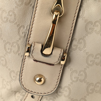 Gucci Guccissima Small Pelham Shoulder Bag Off White 13 of 17