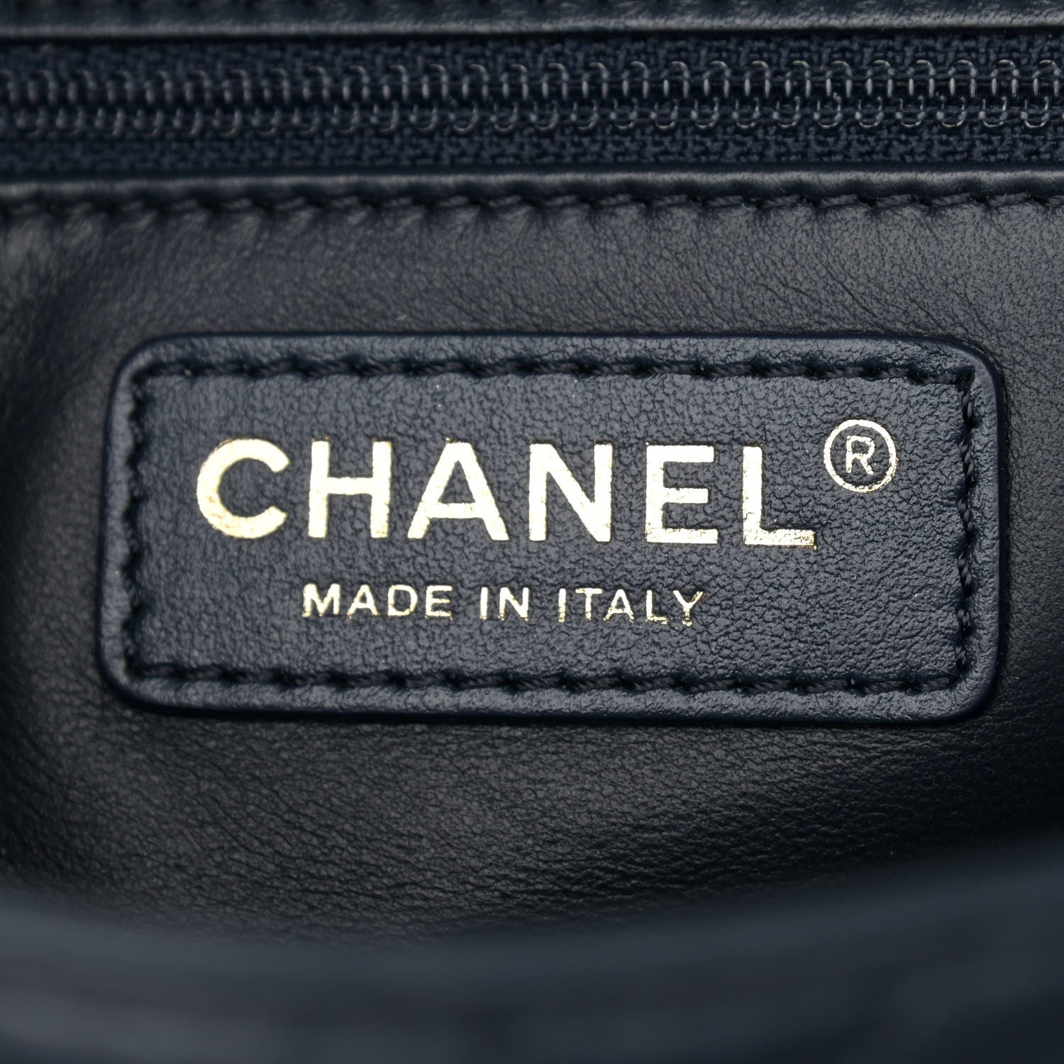 Chanel Lambskin Quilted Easy Carry Flap Navy 6 of 9