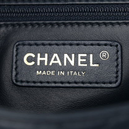 Chanel Lambskin Quilted Easy Carry Flap Navy 6 of 9