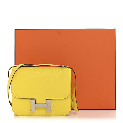 Hermes Chevre Mysore Constance 18 Jaune Citron 11 of 11
