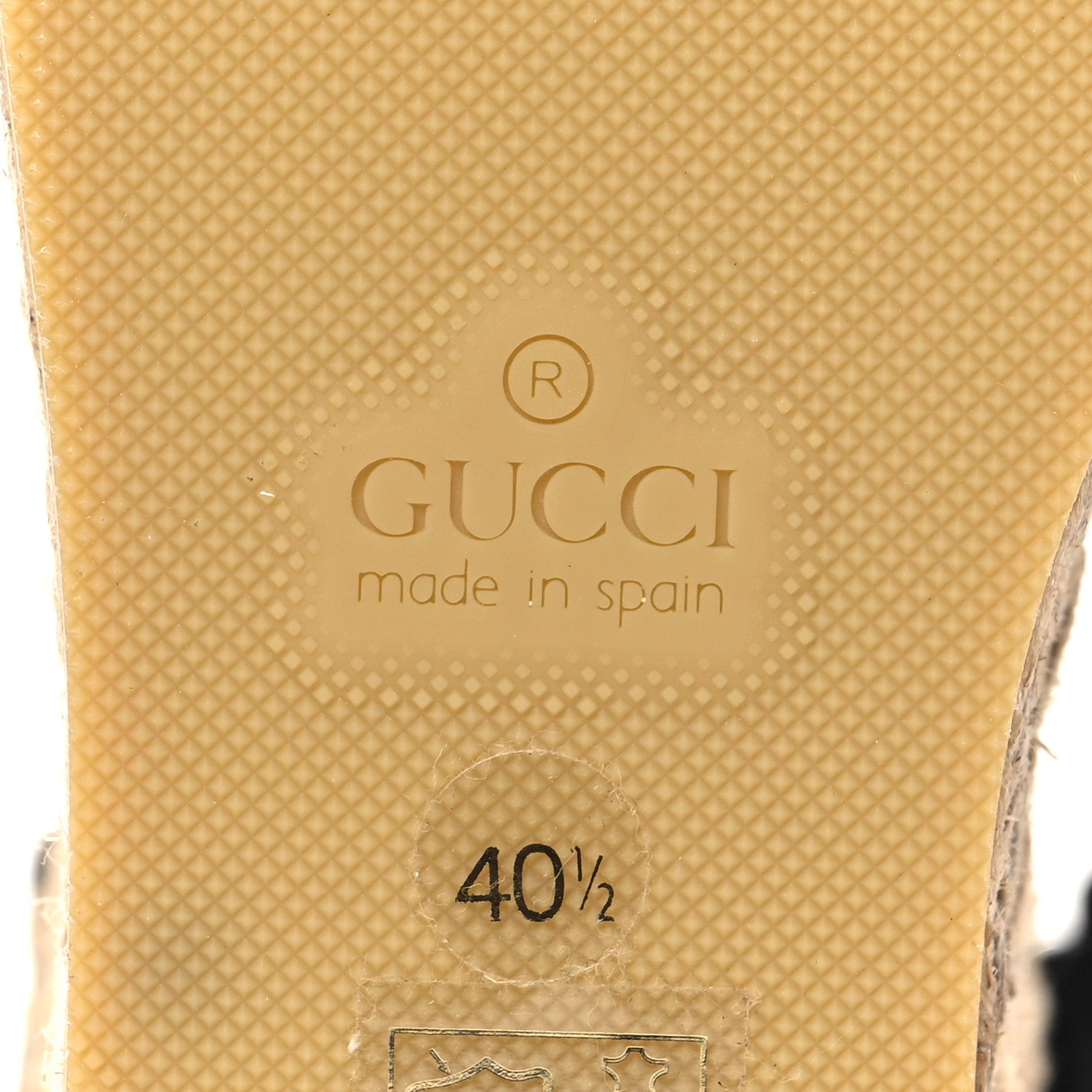 Gucci Nappa Matelasse GG Marmont Ankle Wrap Platform 35/120mm Espadrille Wedges 40.5 Black 8 of 10