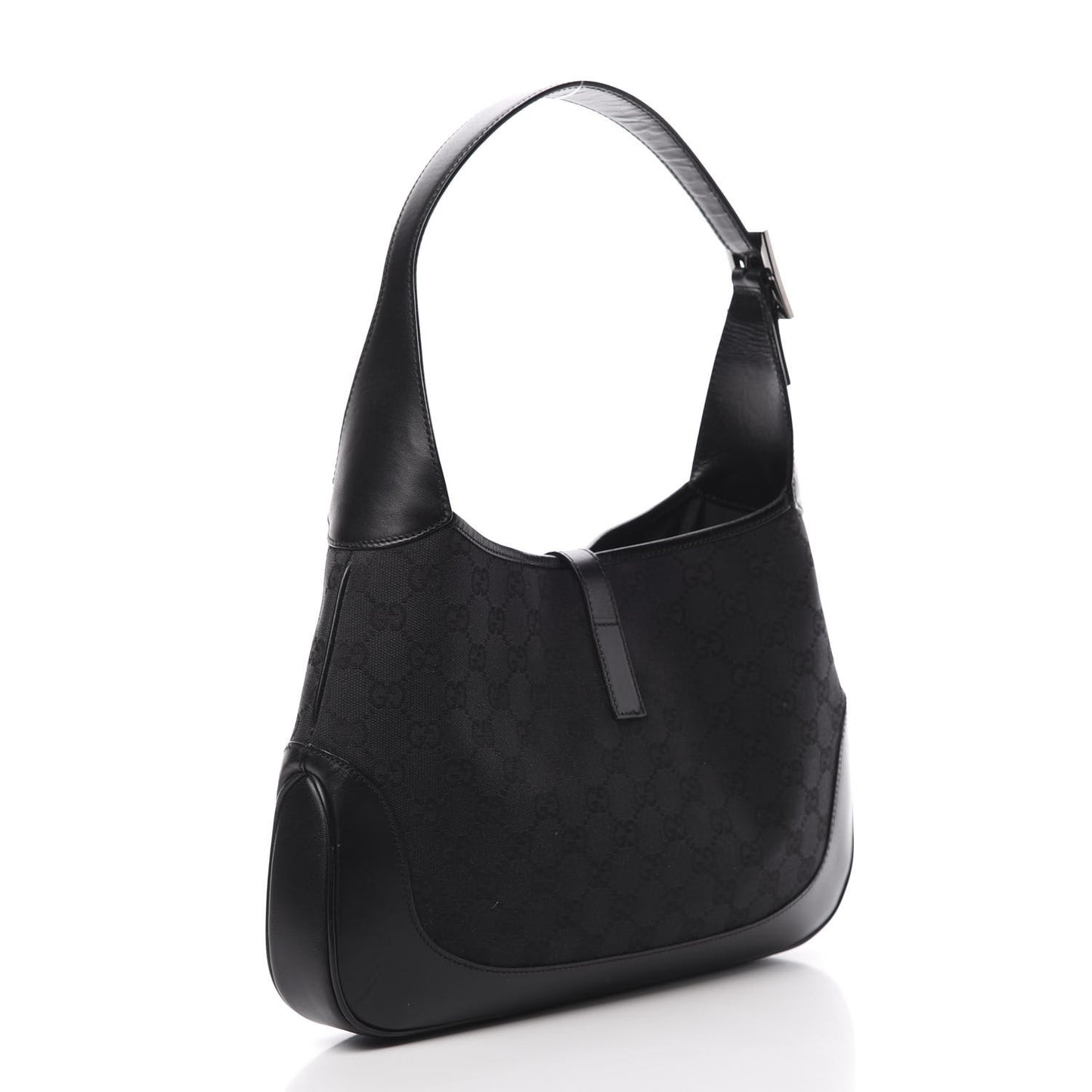 Monogram Small Jackie O Hobo Black