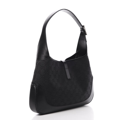 Gucci Monogram Small Jackie O Hobo Black 3 of 10
