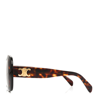 Celine Acetate Triomphe 01 Sunglasses CL40262U Tortoise 3 of 7