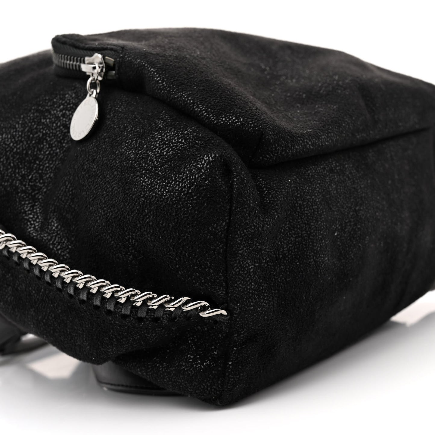 Shaggy Deer Small Falabella Backpack Black