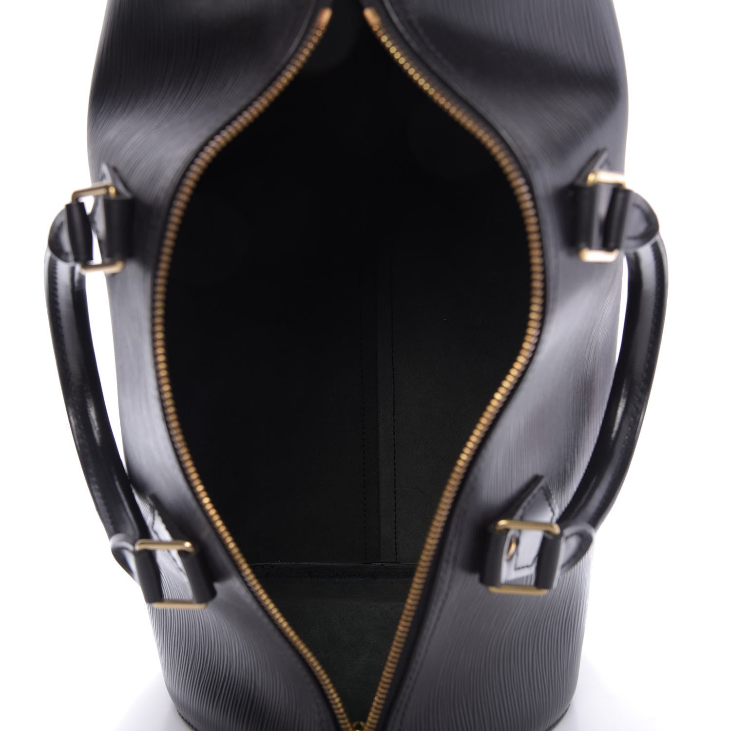 Louis Vuitton Epi Speedy 30 Black 5 of 9