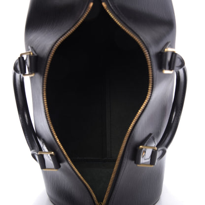 Louis Vuitton Epi Speedy 30 Black 5 of 9