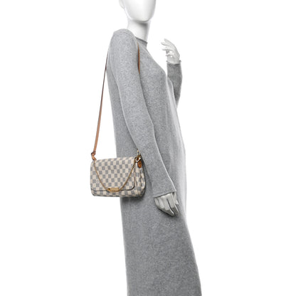 Louis Vuitton Damier Azur Favorite MM 2 of 11