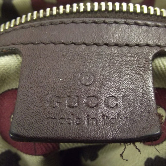 Guccissima Leather Pelham Chocolate Brown