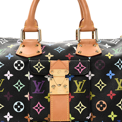 Louis Vuitton Monogram Multicolor Speedy 30 Black 7 of 9