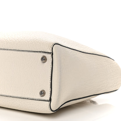 Christian Dior Grained Lambskin Large Lady Dior Off White 10 of 14
