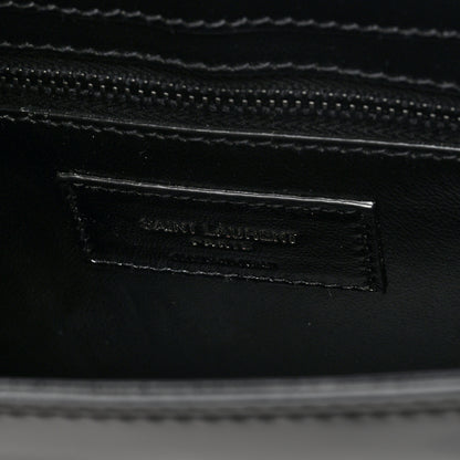 Saint Laurent Patent Le 5 A 7 Monochrome Hobo Black 6 of 9