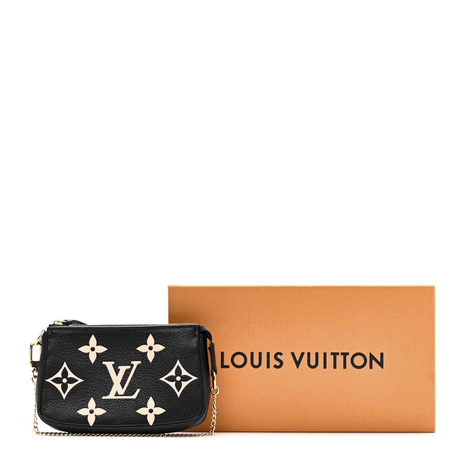 Louis Vuitton Empreinte Monogram Giant Mini Pochette Accessories Black 8 of 8