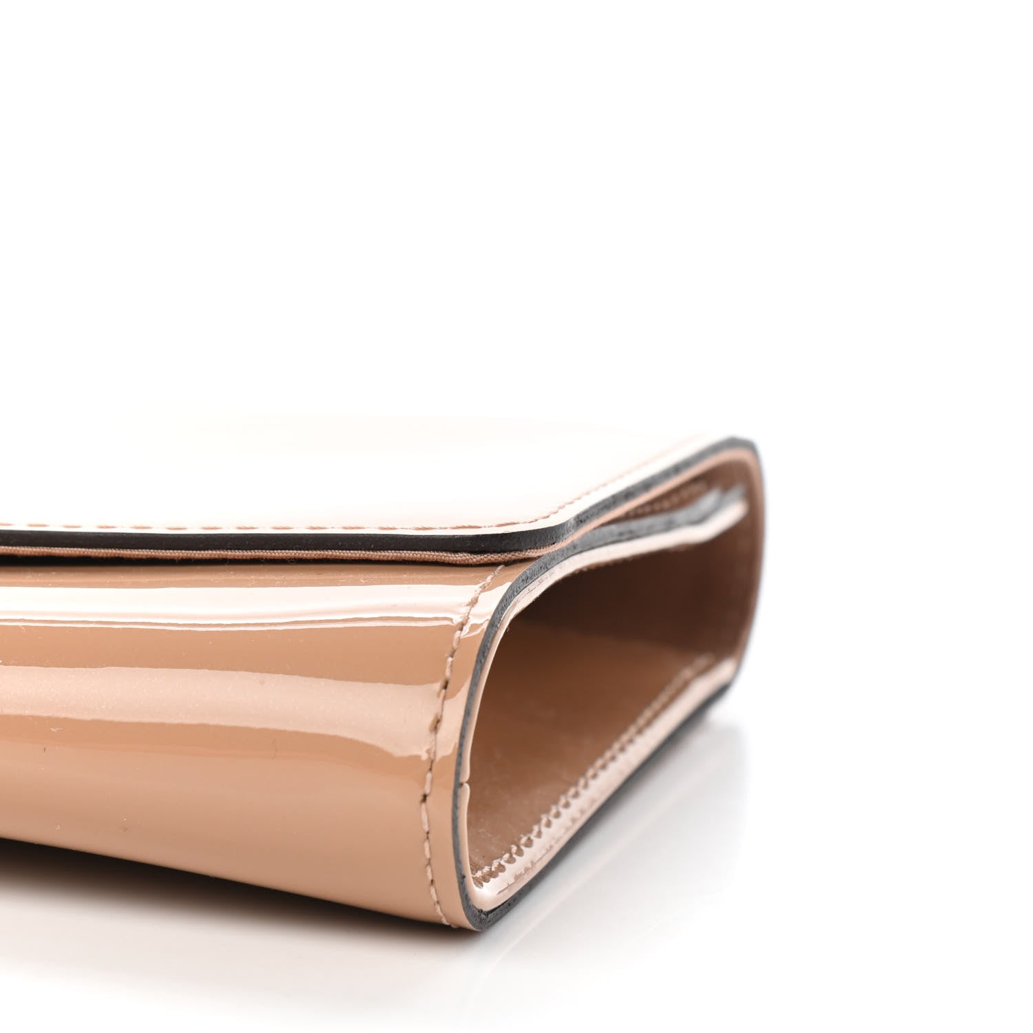 Louis Vuitton Patent Louise Clutch Nude 8 of 9