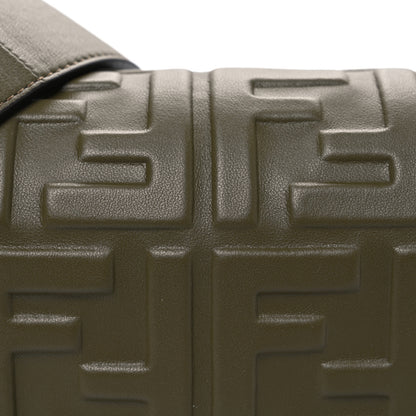 Fendi Nappa FF 1974 Embossed Baguette Avocado 8 of 10