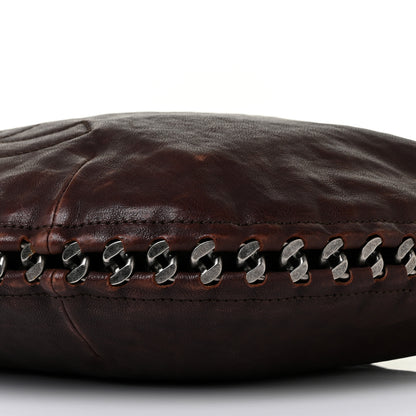 Chanel Calfskin Modern Chain Hobo Brown 7 of 9