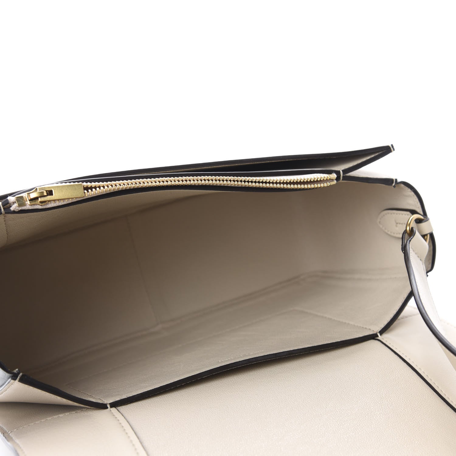 Celine Shiny Smooth Calfskin Medium Frame Shoulder Bag Grege Storm 5 of 9