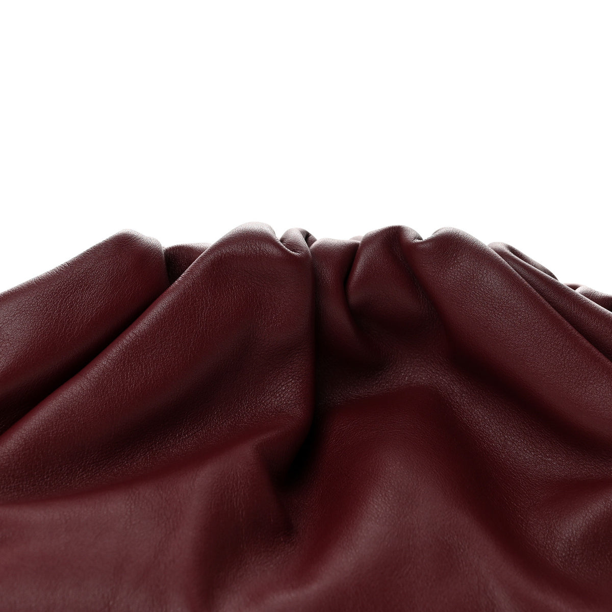 Bottega Veneta Smooth Butter Calf The Pouch Oversized Clutch Bordeaux 8 of 10