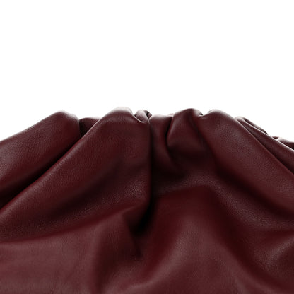 Bottega Veneta Smooth Butter Calf The Pouch Oversized Clutch Bordeaux 8 of 10