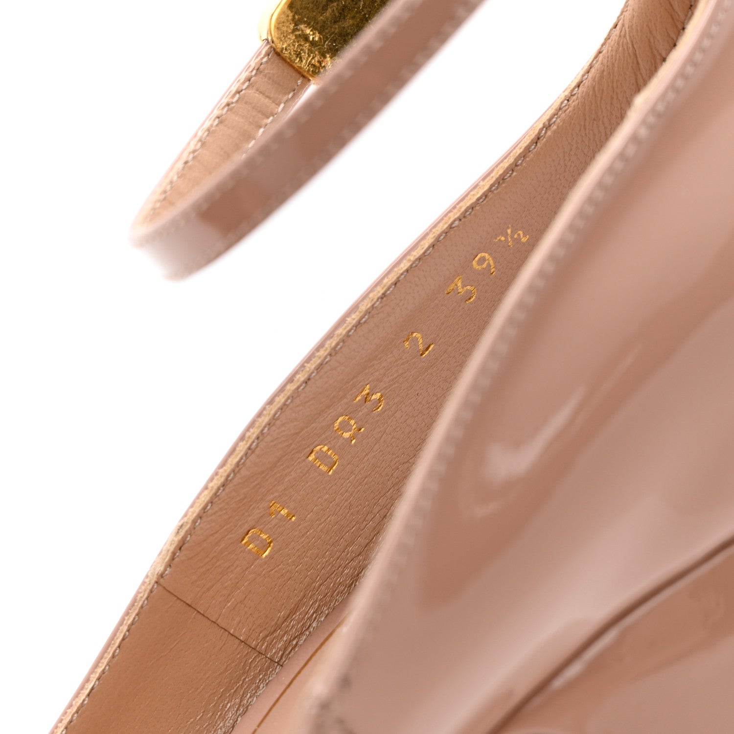 Valentino Garavani Patent Tan-Go 55/155mm Platform Pumps 39.5 Rose Cannelle 6 of 15