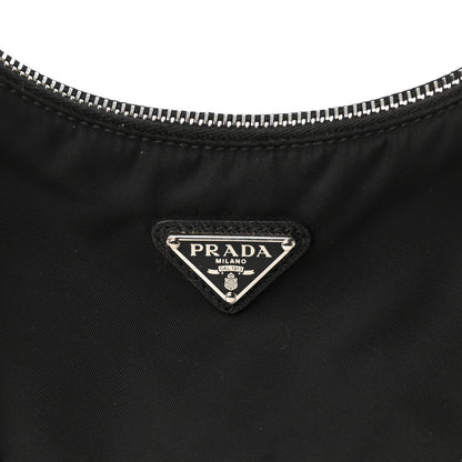 Prada Re-Nylon Saffiano Re-Edition 2005 Shoulder Bag Black 7 of 9