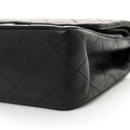 Chanel Lambskin Quilted Medium Double Flap Black 11 of 13
