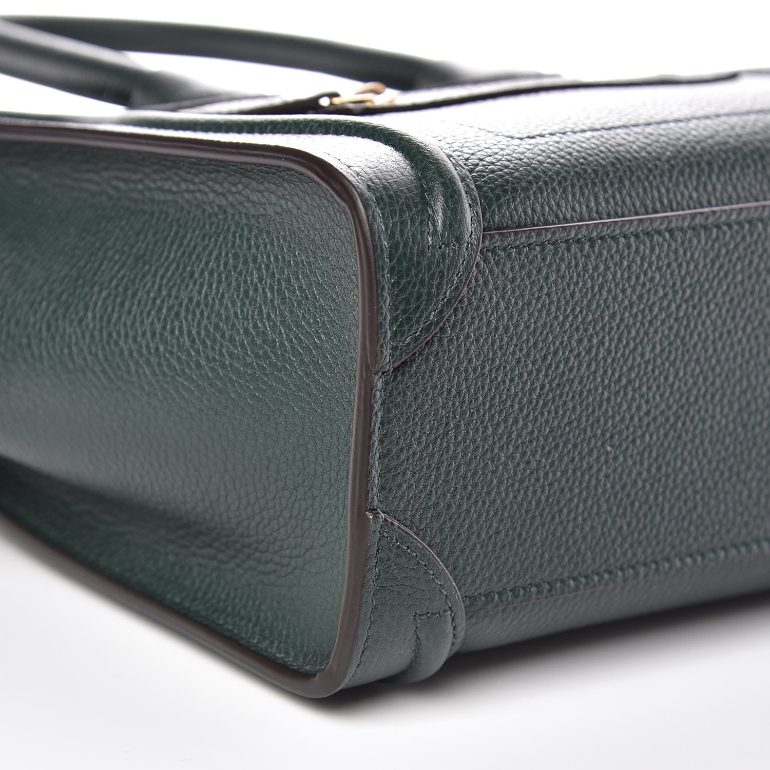 Celine Drummed Calfskin Nano Luggage Amazone 5 of 10