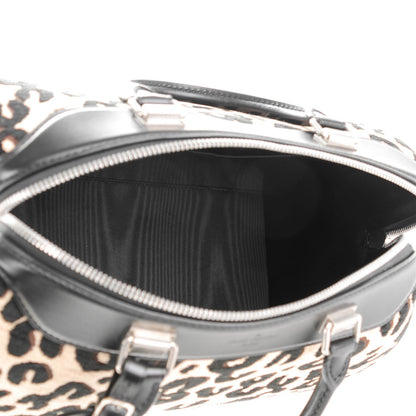 Louis Vuitton Jacquard Velvet Leopard Print Stephen Sprouse Speedy 5 of 7