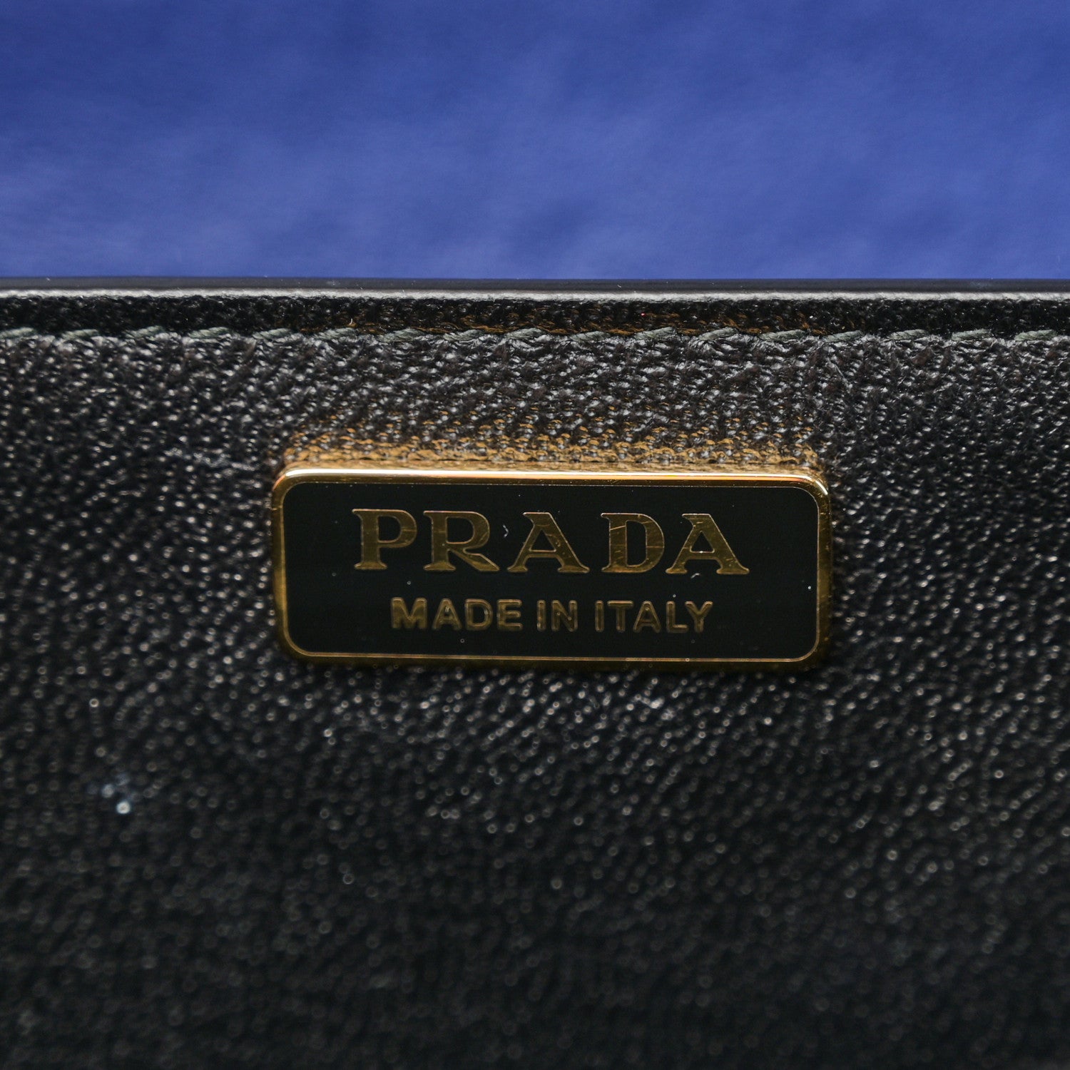 Prada City Calf Saffiano Cahier Bag Bluette Black 6 of 9