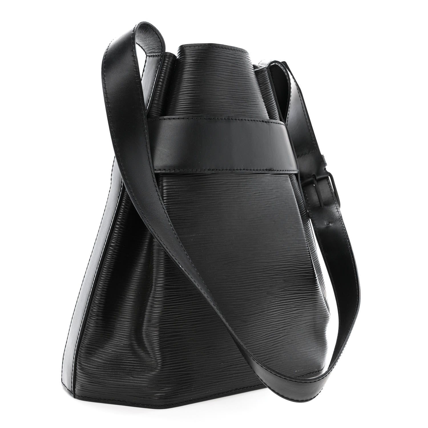 Louis Vuitton Epi Sac D'Epaule Black 3 of 11