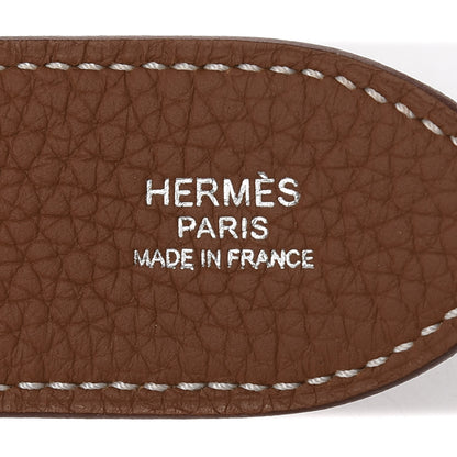 Hermes Taurillon Clemence Jypsiere 31 Gold 10 of 11