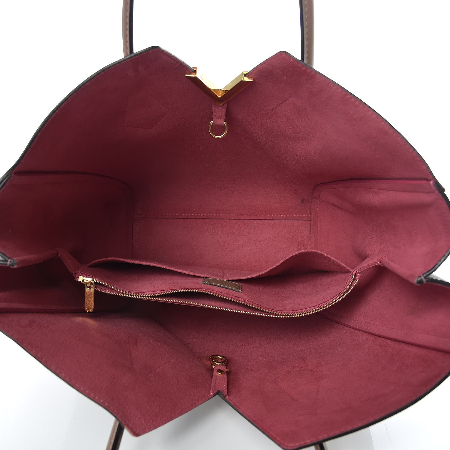 Louis Vuitton Calfskin Monogram Kimono Tote Taupe Glace 5 of 12