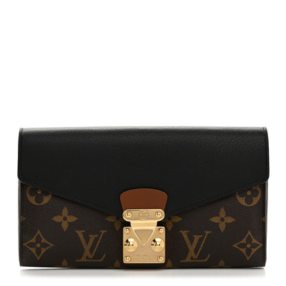 Louis Vuitton Monogram Pallas Wallet Black 1 of 7