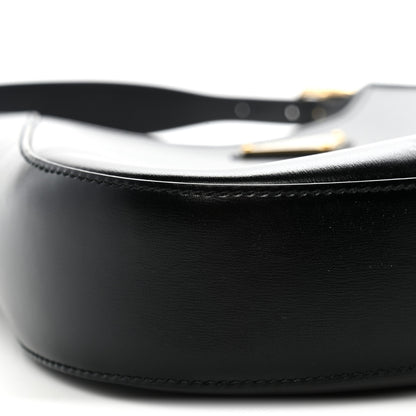 Prada Brushed Calfskin Cleo Adjustable Strap Shoulder Bag Black 9 of 11