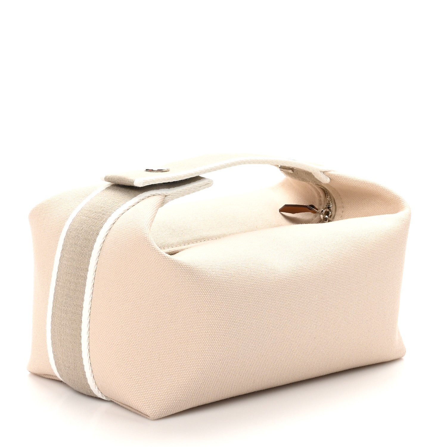 Hermes Canvas Small Bride-A-Brac Pouch Natural 3 of 8