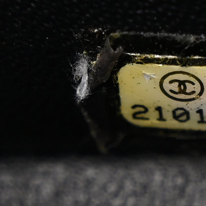 Chanel Lambskin Chevron Quilted Jumbo Double Flap So Black 7 of 14