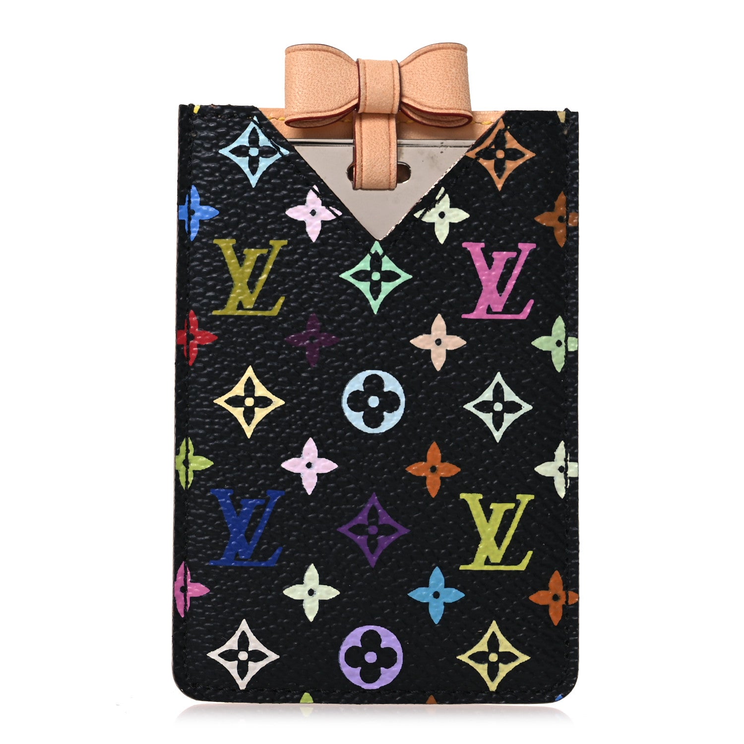 Louis Vuitton Monogram Multicolor Mirror and Case Pouch Black 1 of 9