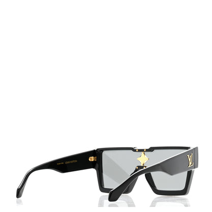 Louis Vuitton Acetate Swarovski Crystal Cyclone Sunglasses Z1578E Black 4 of 8