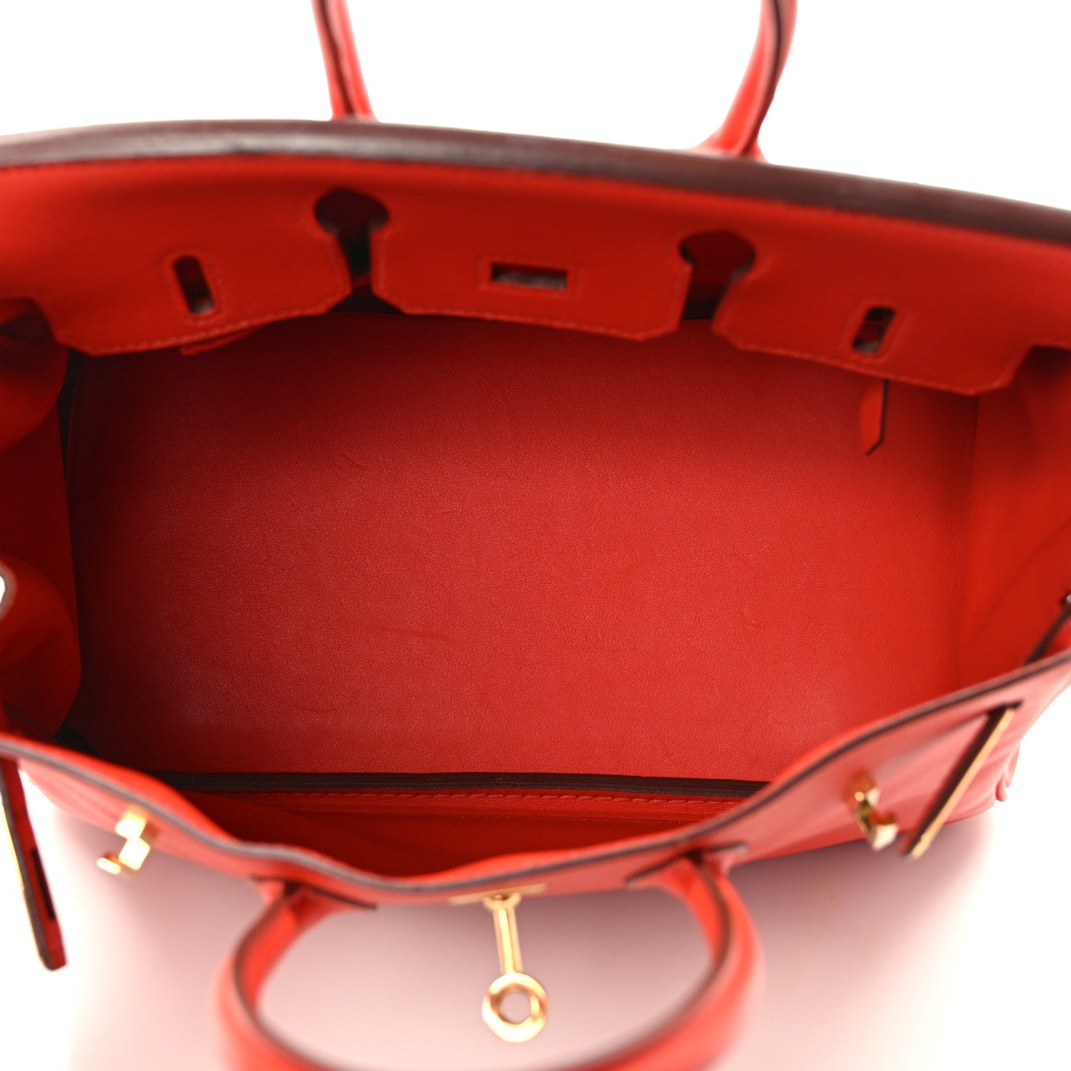 Hermes Swift Birkin 25 Rouge Tomate 5 of 13