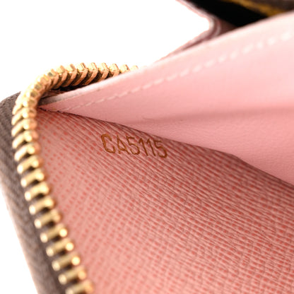 Louis Vuitton Monogram Clemence Wallet Rose Ballerine 7 of 7