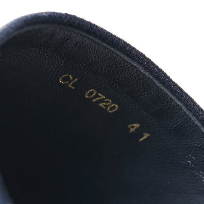 Christian Dior Oblique Embroidered Granville Espadrille 15mm Slippers 41 Deep Blue 6 of 9
