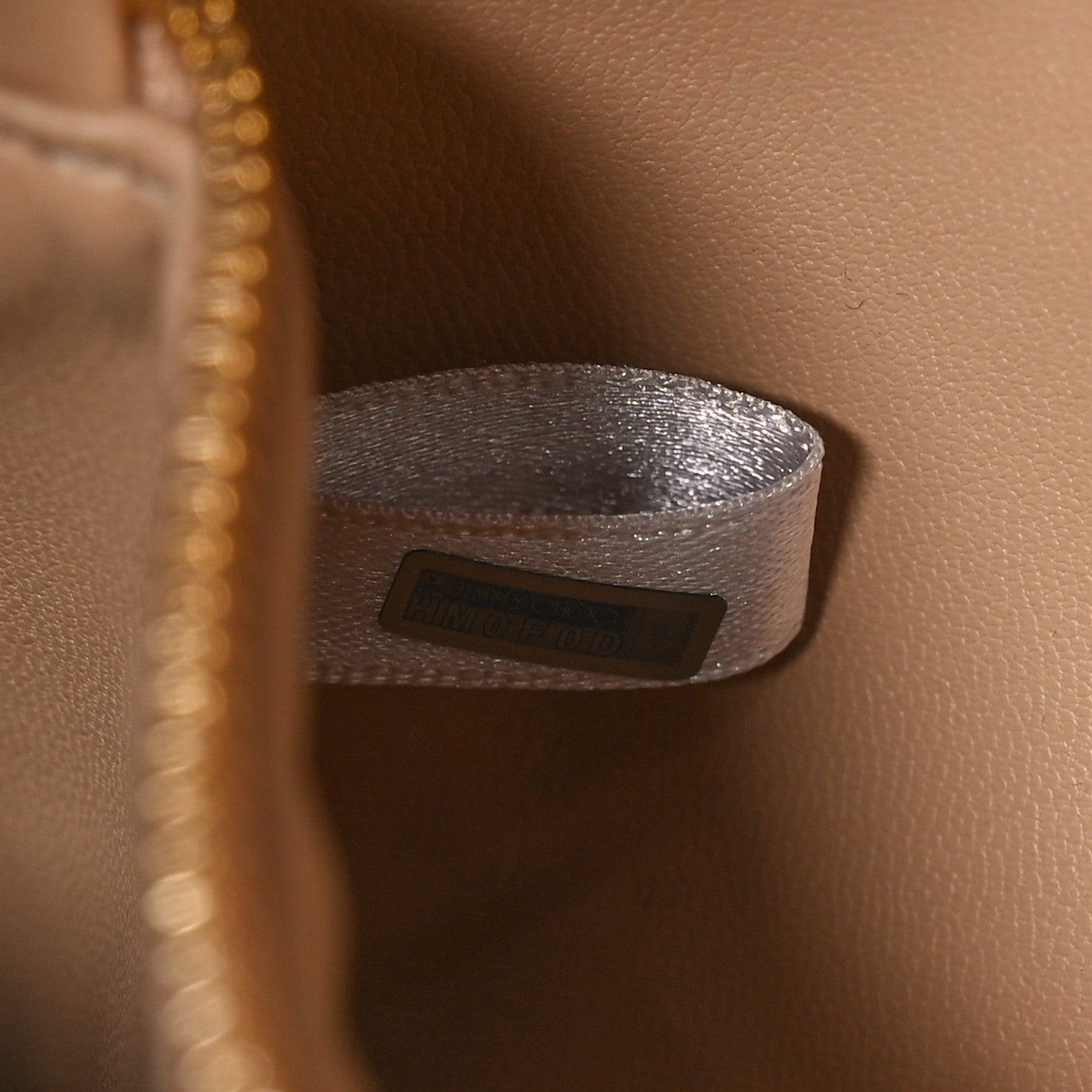 Jimmy Choo Smooth Shiny Calfskin Cinch M Bucket Bag White 7 of 12
