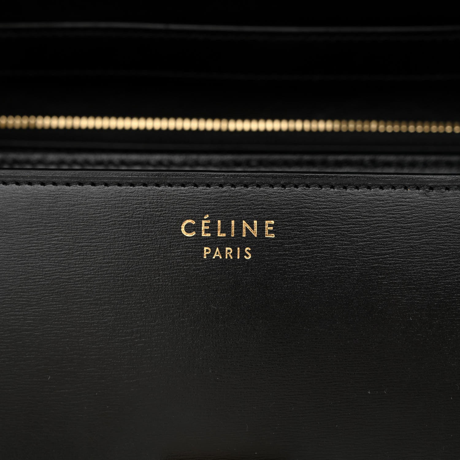 Celine Box Calfskin Medium Classic Box Flap Bag Black 6 of 13