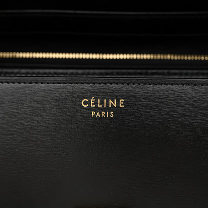 Celine Box Calfskin Medium Classic Box Flap Bag Black 6 of 13