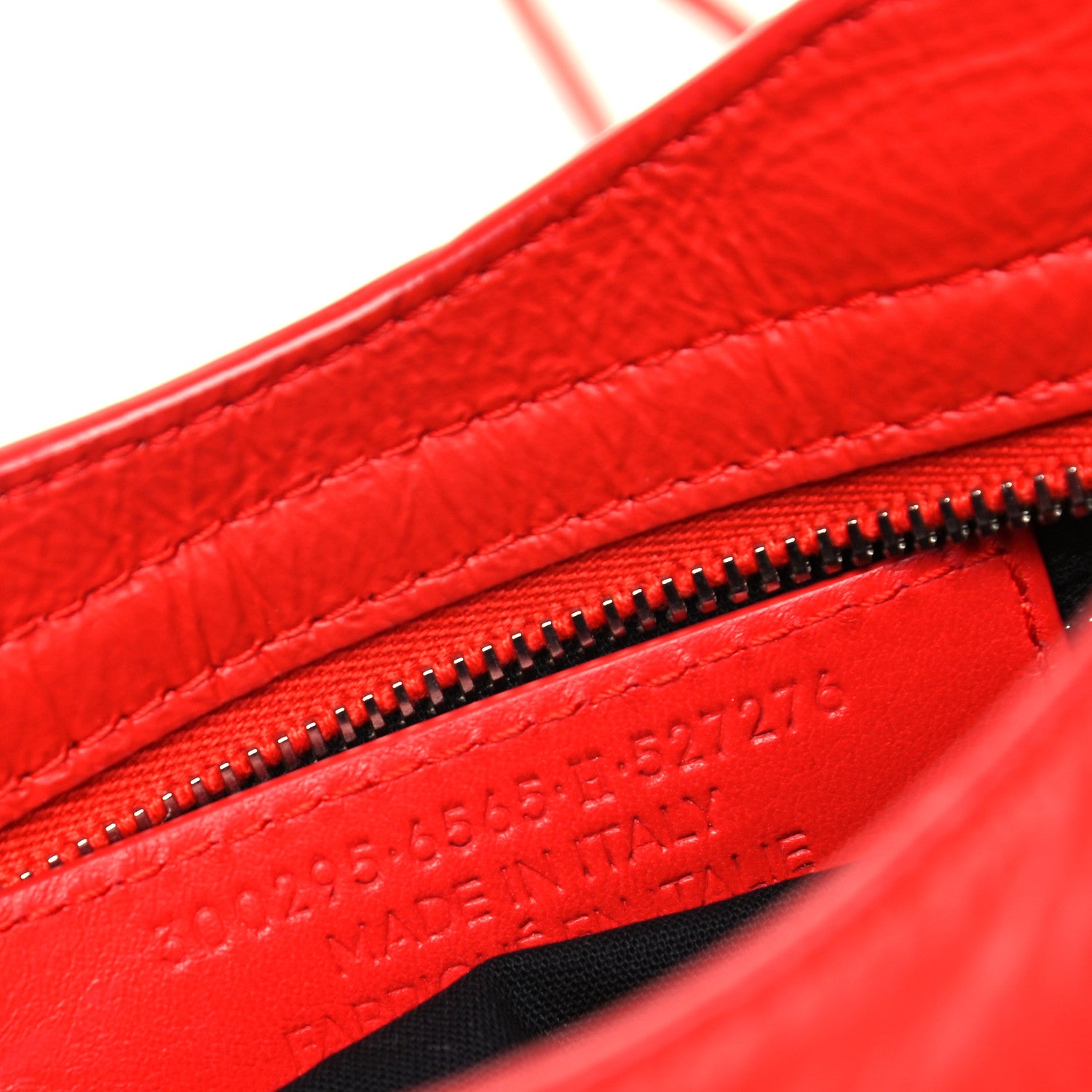 Balenciaga Matte Goatskin Rubber Covered Classic Hardware Mini City Rouge Coquelicot Rouge Braise 7 of 9