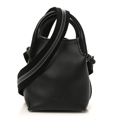 Loro Piana Smooth Calfskin Micro Bale Bag Black 1 of 9