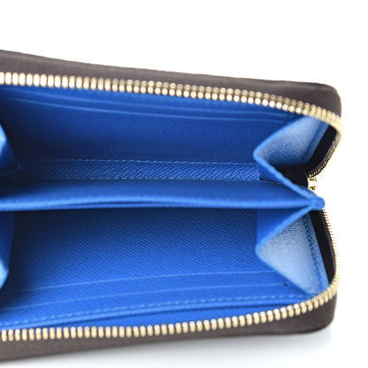 Louis Vuitton Damier Ebene 2019 Christmas Animation Zippy Coin Purse Blue 5 of 8