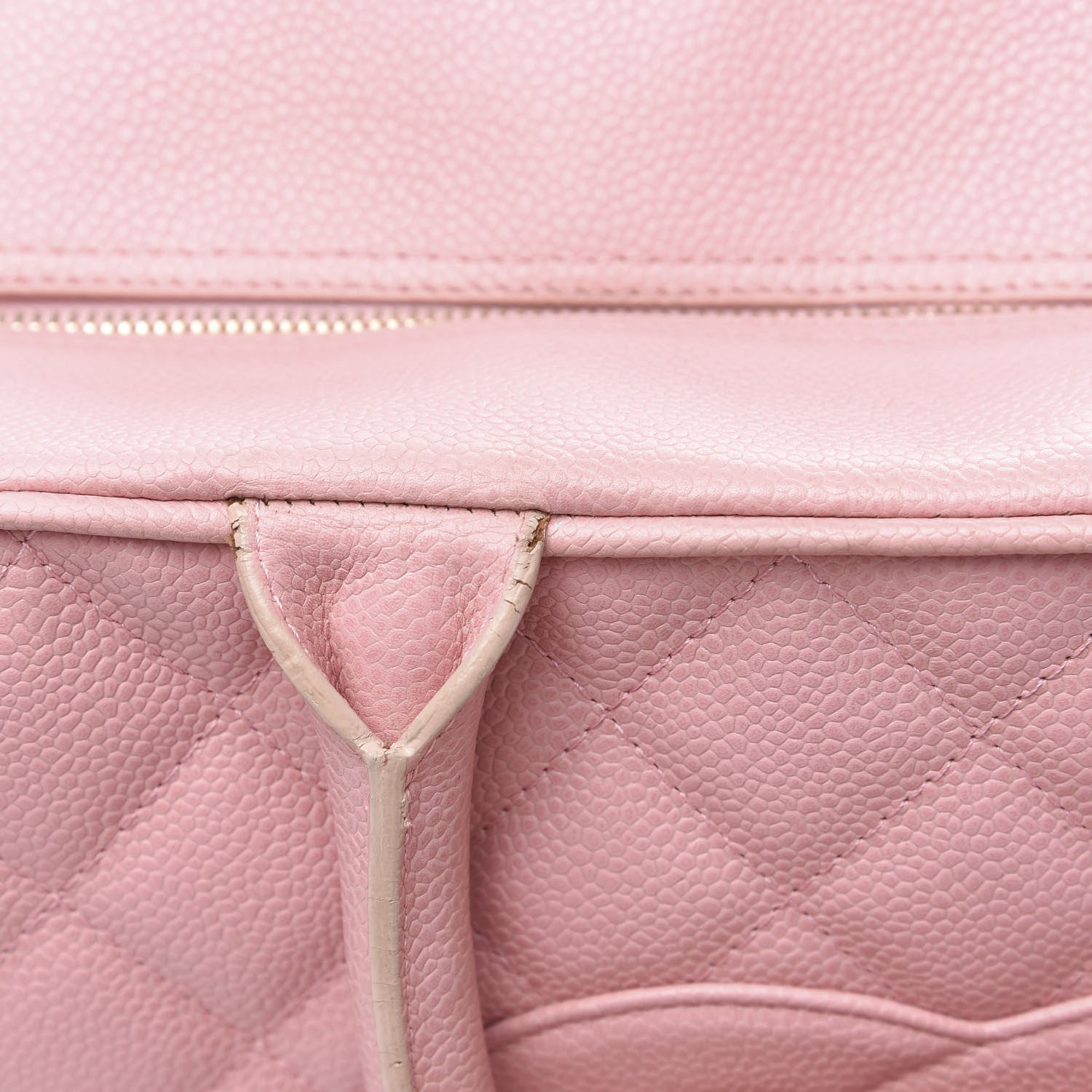 Chanel Caviar Quilted Large Bowler Pink 12 of 13