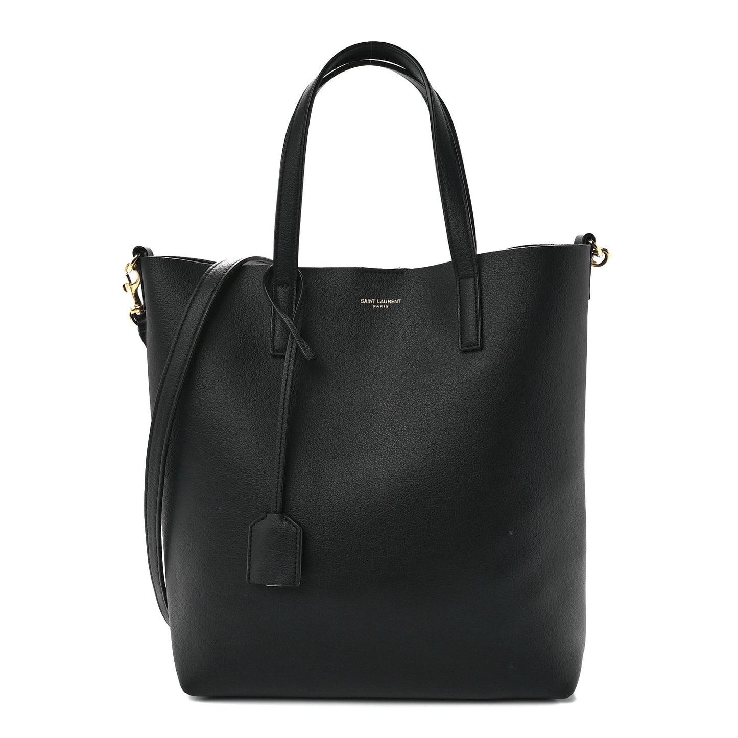 Calfskin Toy Shopping Tote Black